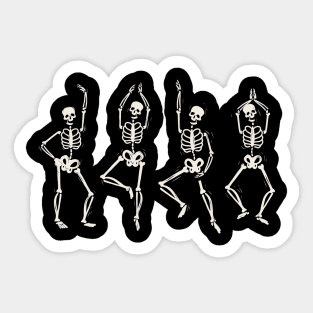 Dancing Skeletons Sticker